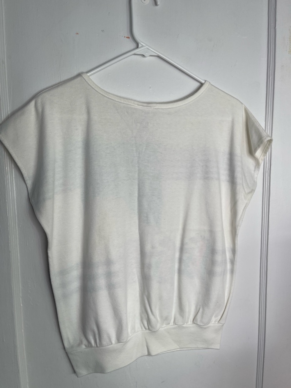 Vintage Seahorse Shirt S Jane Colby Dolman Tee Top Palm Tree Stripes Nautical - Picture 6 of 10